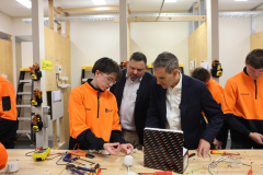 "The most important choice that you will make is not whether you do metals and engineering, electrical, construction or automotive. It's whether, when you weren't enjoying mainstream school that much, you gave it away or tried something different. You've - 2